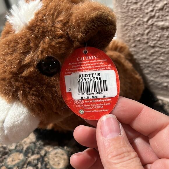 Fiesta Horse Plush Stuffed Animal 7 inch NWT - Picture 4 of 8